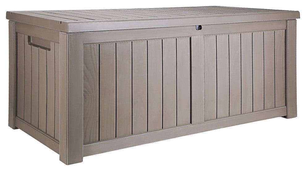 VEVOR Deck Box Indoor Outdoor Storage Box 120 Gallon Resin for Cushions Toys