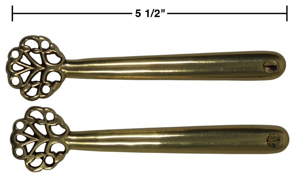 Solid Brass Carpet Arm Stair Holder Clips Pair PVD Finish |