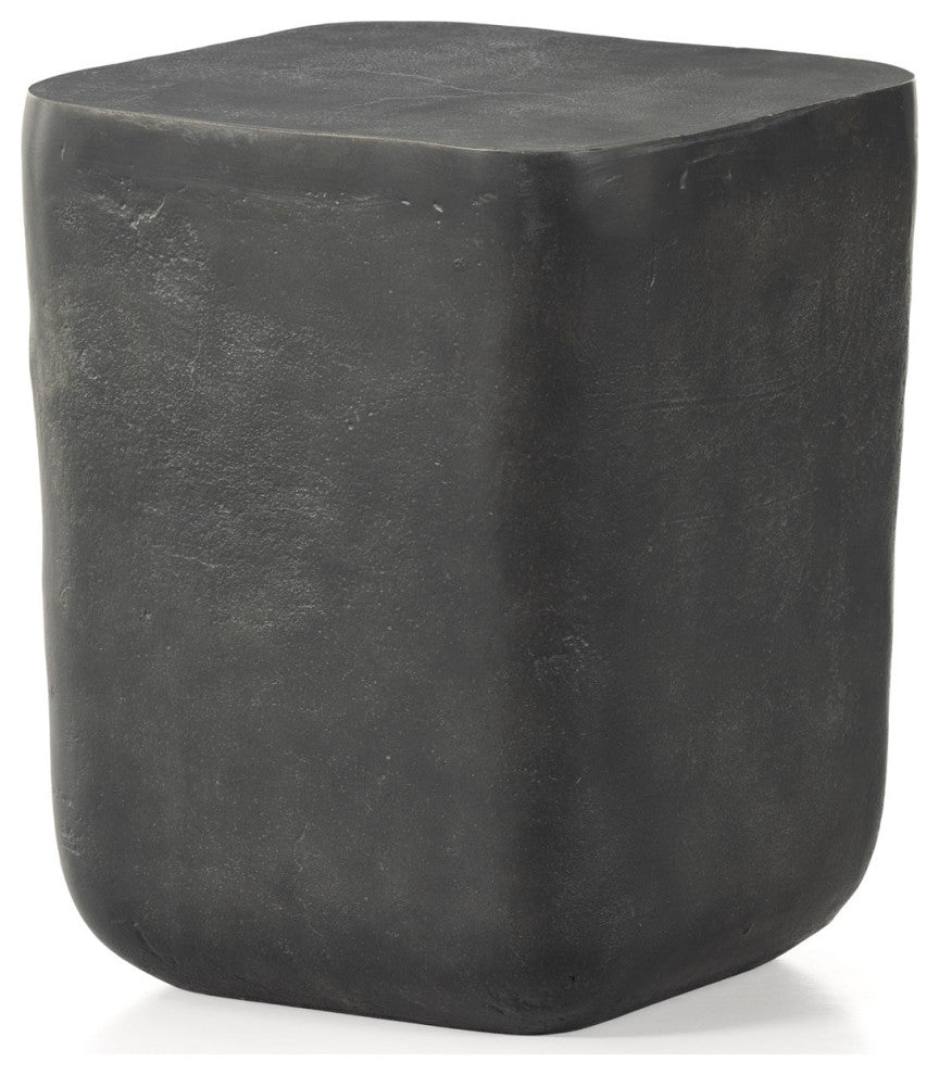 Basil Outdoor Square Drink Table-Grey