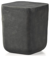 Basil Outdoor Square Drink Table-Grey