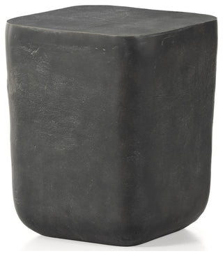 Basil Outdoor Square Drink Table-Grey