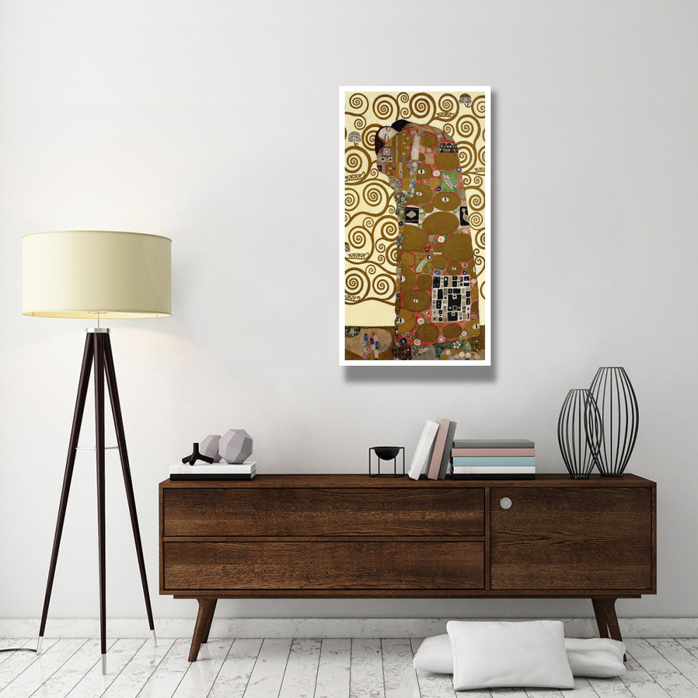 "The Stoclet Frieze (right)" Digital Paper Print by Gustav Klimt, 26"x50"