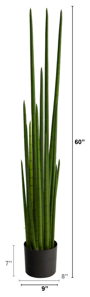 Nearly Natural P1809 5 Sansevieria Snake Artificial Plant