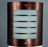 18W Wall Lamp G24Q-2 Socket, Rust Finish, White