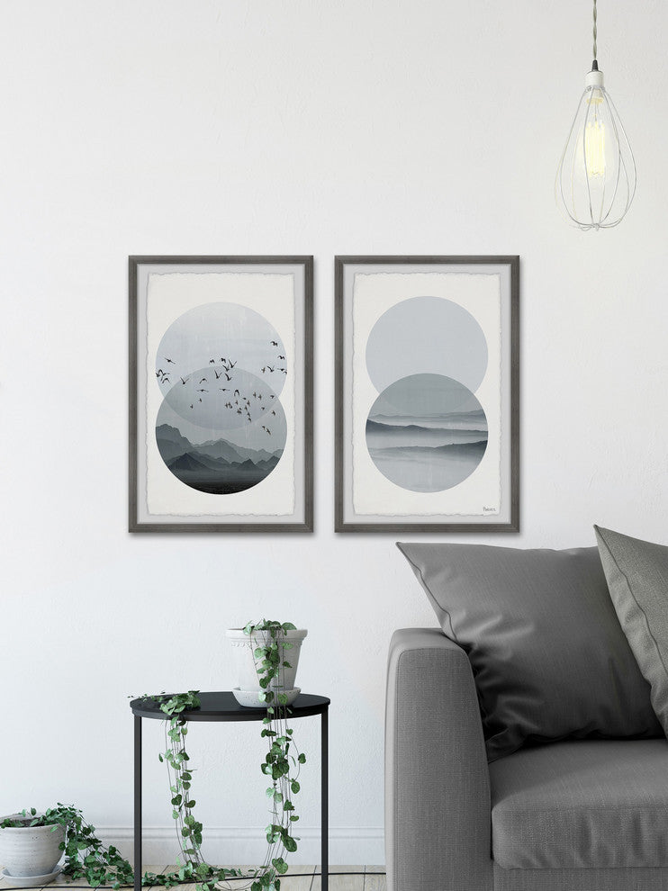 Twilight Paradise Diptych, 24"x18"