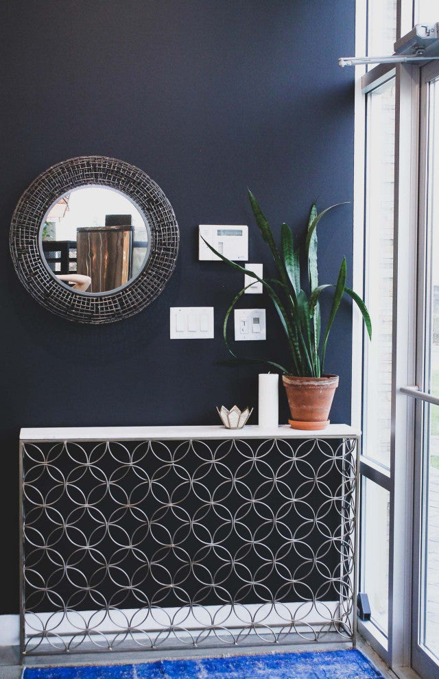 Regal Mirror, Brass