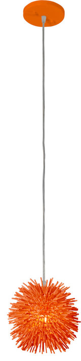 Varaluz Urchin 1-Lt Uber Mini Pendant - Electric Pumpkin