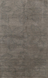 Nepal Tibetan Contemporary Modern Handmade Oriental Area Rug, Gray, 8'0"x5'0"