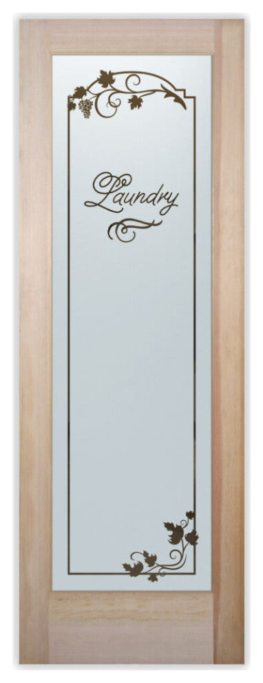 Laundry Door - Grape Ivy Melany - Douglas Fir (stain grade) - 32" x 96" -...