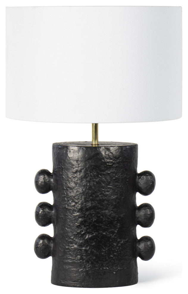 Maya Metal Table Lamp, Black