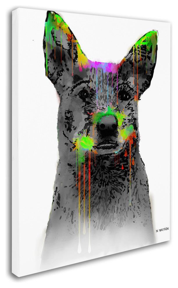 'Cattle Dog' Canvas Art by Marlene Watson