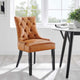 Reggent Faux Leather Dining Chair, Tan