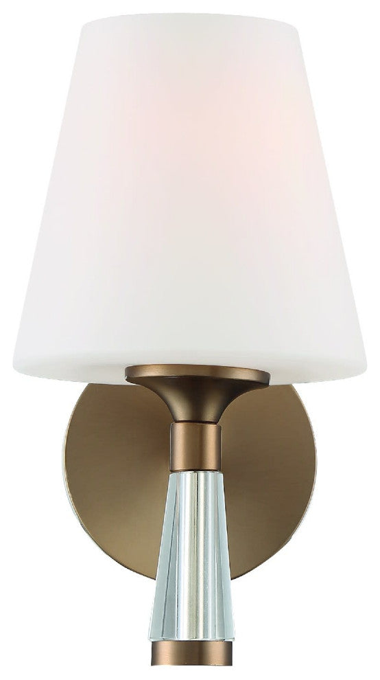 Crystorama Lighting Group RAM-A3401 Ramsey 11" Tall Wall Sconce - Polished