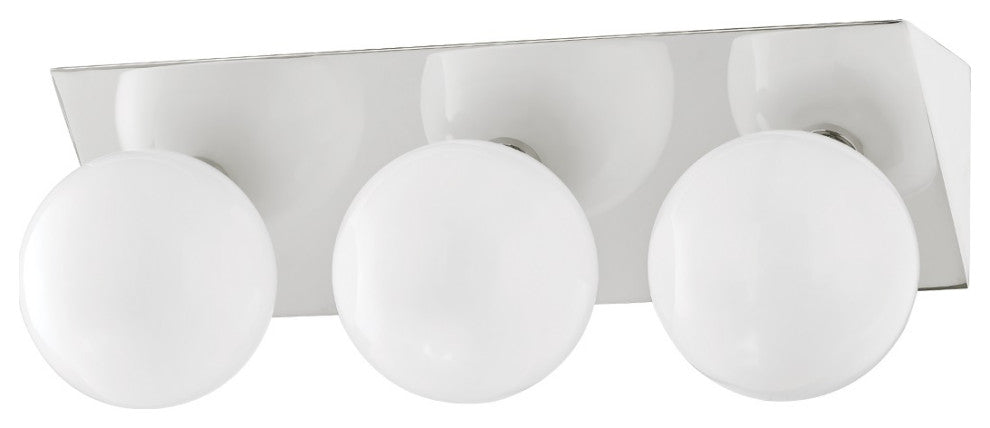 Aspyn 3 Light Bath Bracket in Polished Nickel