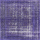 Ahgly Company Indoor Square Mid-Century Modern Area Rugs, 6' Square