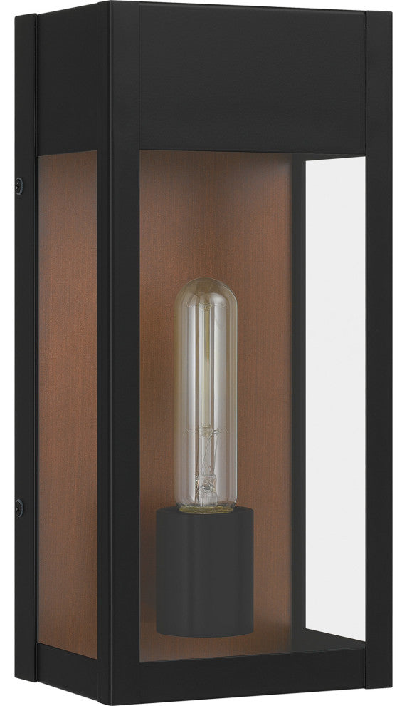 Quoizel MAE8406 Maren 13" Tall Outdoor Wall Sconce - Matte Black