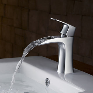 Eviva Lulu One Handle Bathroom Faucet, Chrome