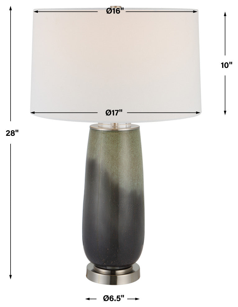 Uttermost Campa Gray-Blue Table Lamp