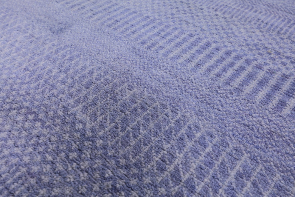 9' 0" X 12' 3" Wool and Silk Savannah Grass Handmade Rug Q12008