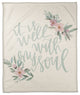 It is Well with my Soul 50x60 Coral Fleece Blanket