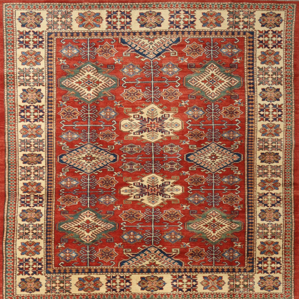 Ahgly Company Indoor Square Traditional Area Rugs, 5' Square