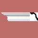 Cornice White Urethane Ver Sur Mer Simple Design 6 Pieces Totaling 564" Length