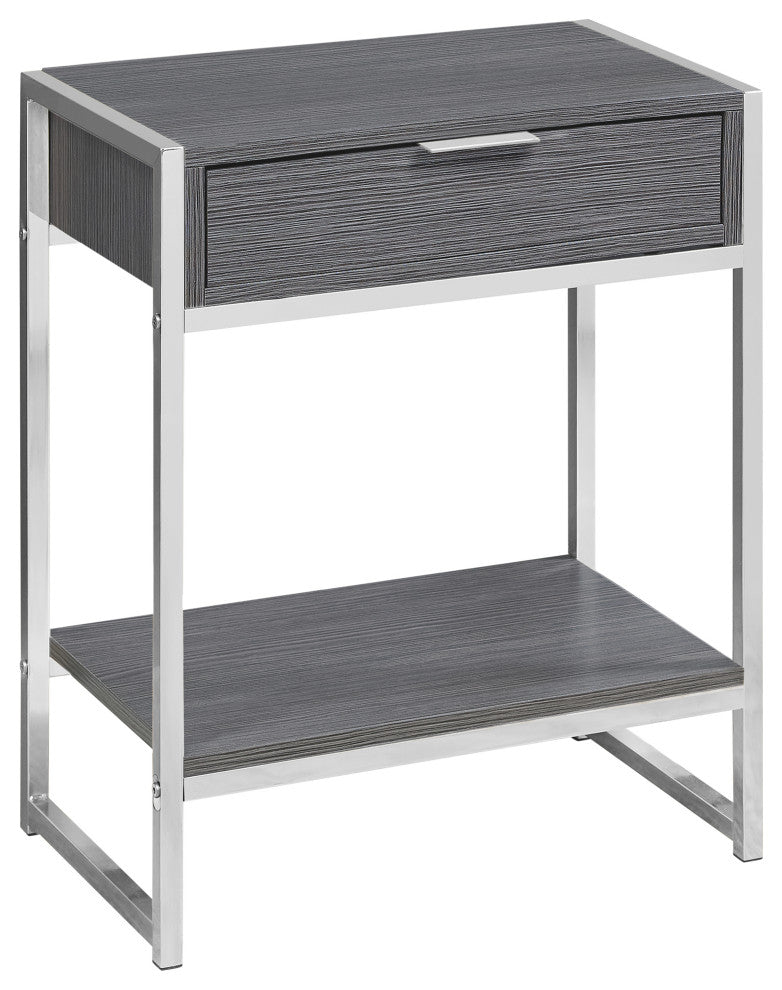 Accent Table, Side, End, Nightstand, Lamp, Storage Drawer