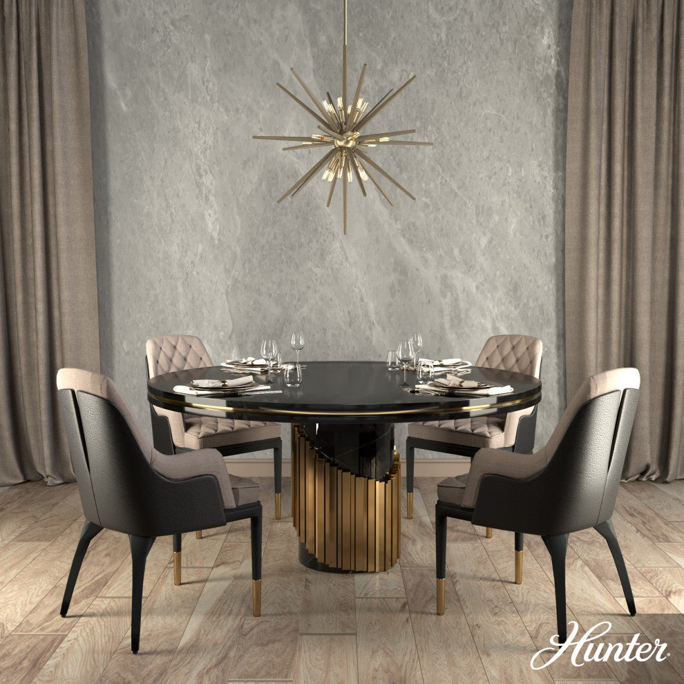 30" Jupiter Star Alturas Gold 18-Light Pendant