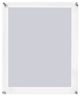 19x23" Single Clear Panel Acrylic Magnet Frame For 16x20" Art, Silver Hardware