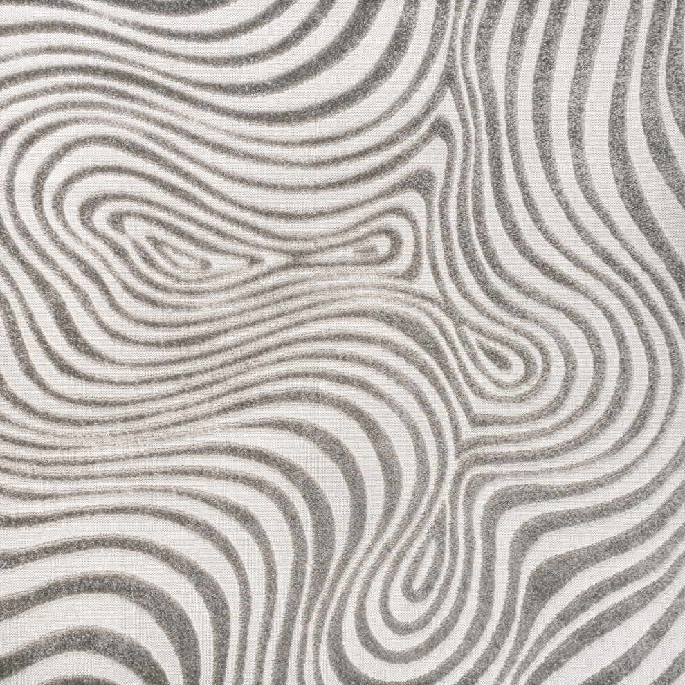 Maribo High-Low Abstract Groovy Striped Indoor/Outdoor Area Rug