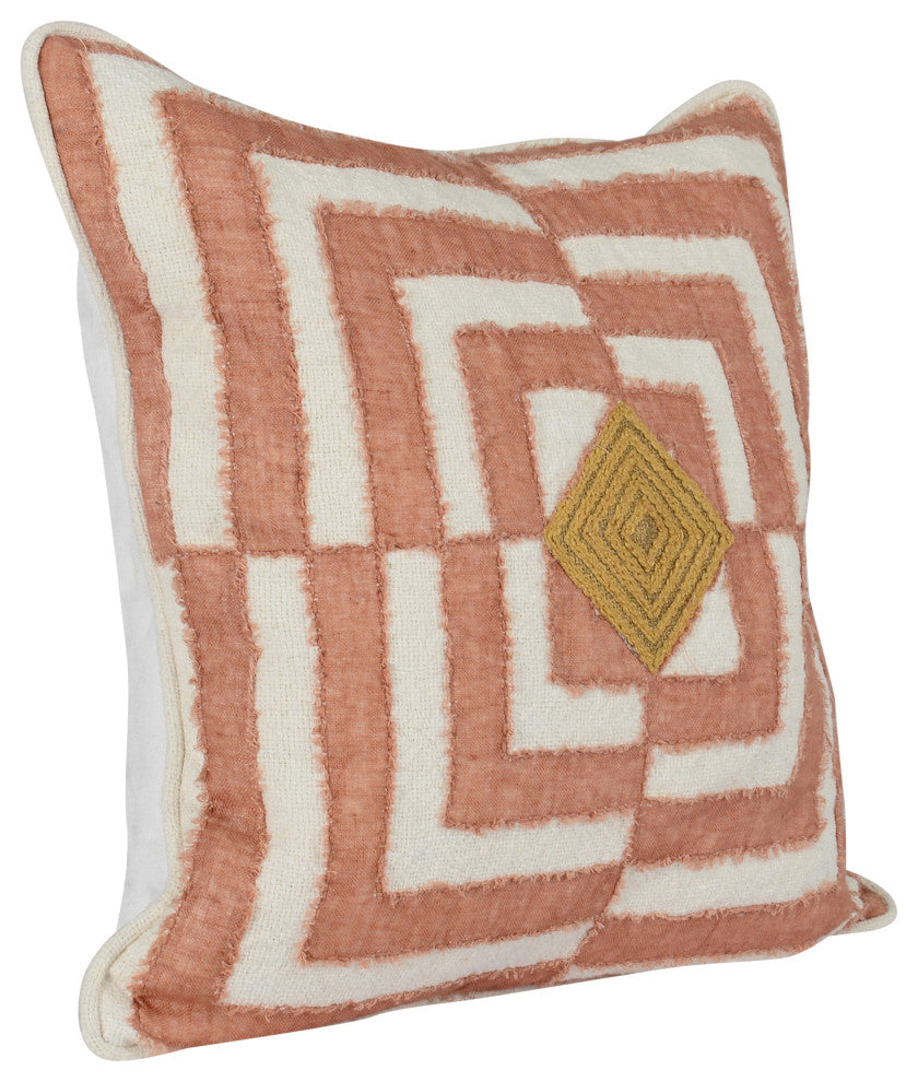 Claire 22" Throw Pillow in Pink by Kosas Home