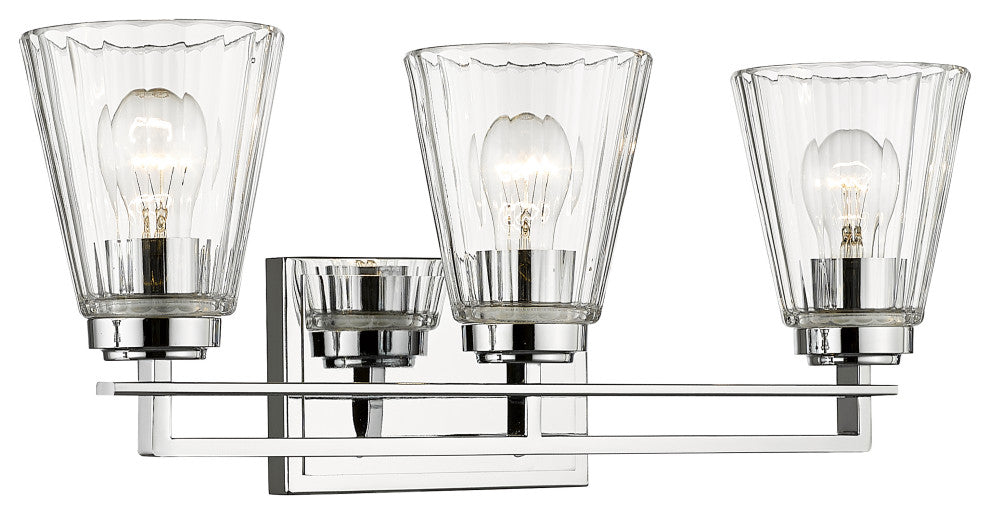 Z-LITE 3-Light Vanity, Chrome