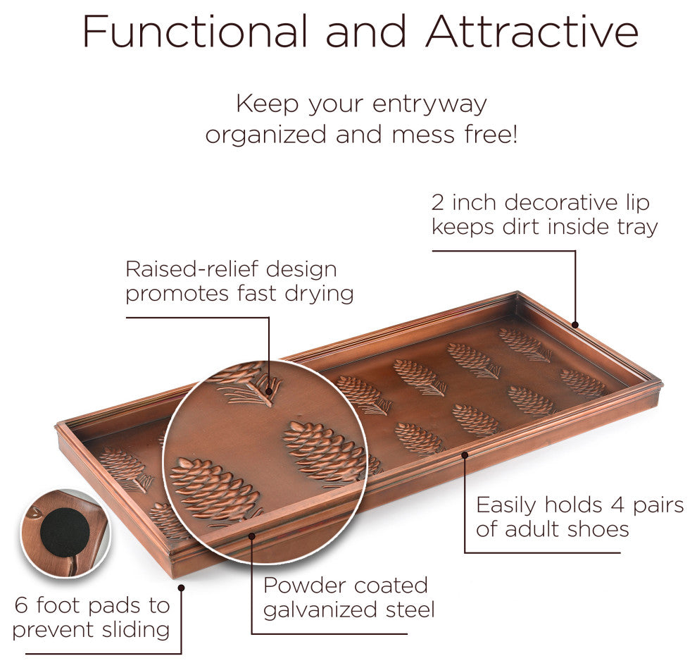 Pine Cones Multi-Purpose Shoe Tray