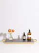 Marble and Metal Serving Tray