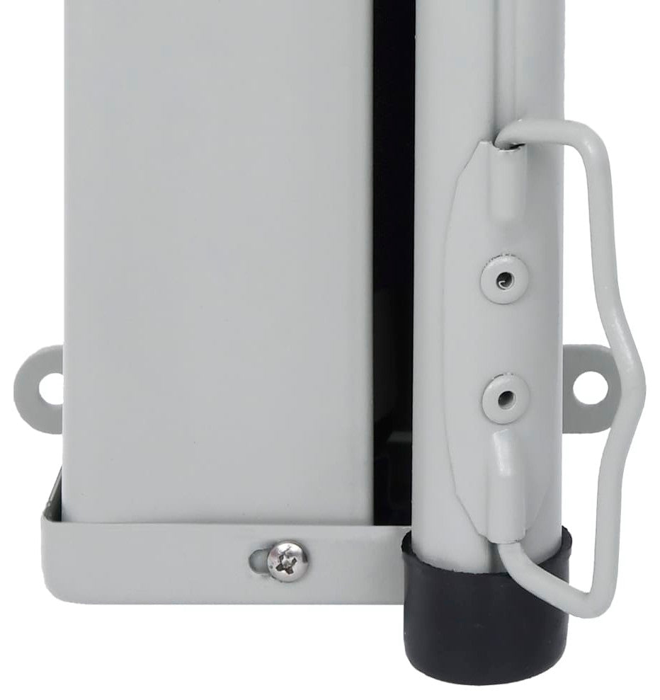 vidaXL Retractable Side Awning Folding Privacy Screen Outdoor Divider Wall Black