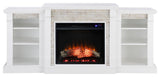 Silas Electric Fireplace With Bookcases