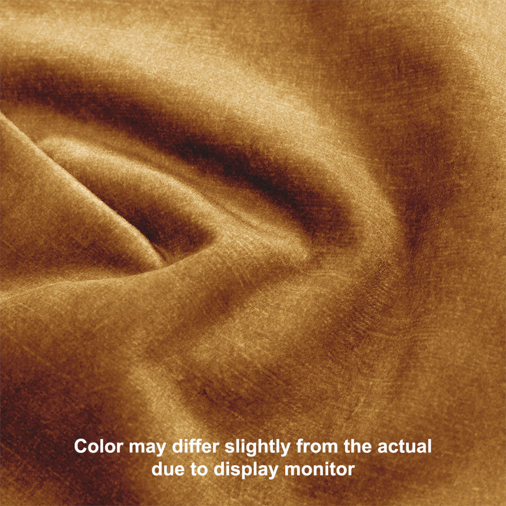 Saddle Tufted 24" Counter Stools Set of 2, Yellow-New Velvet