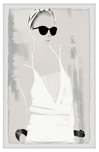 "Getaway Glamour" Framed Painting Print, 12x18