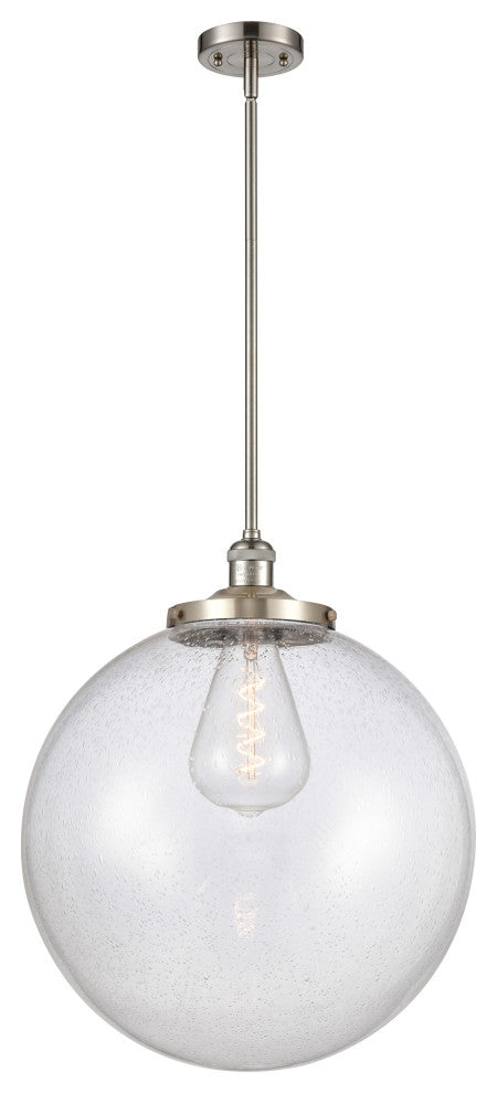 Beacon Pendant, Brushed Satin Nickel, Seedy
