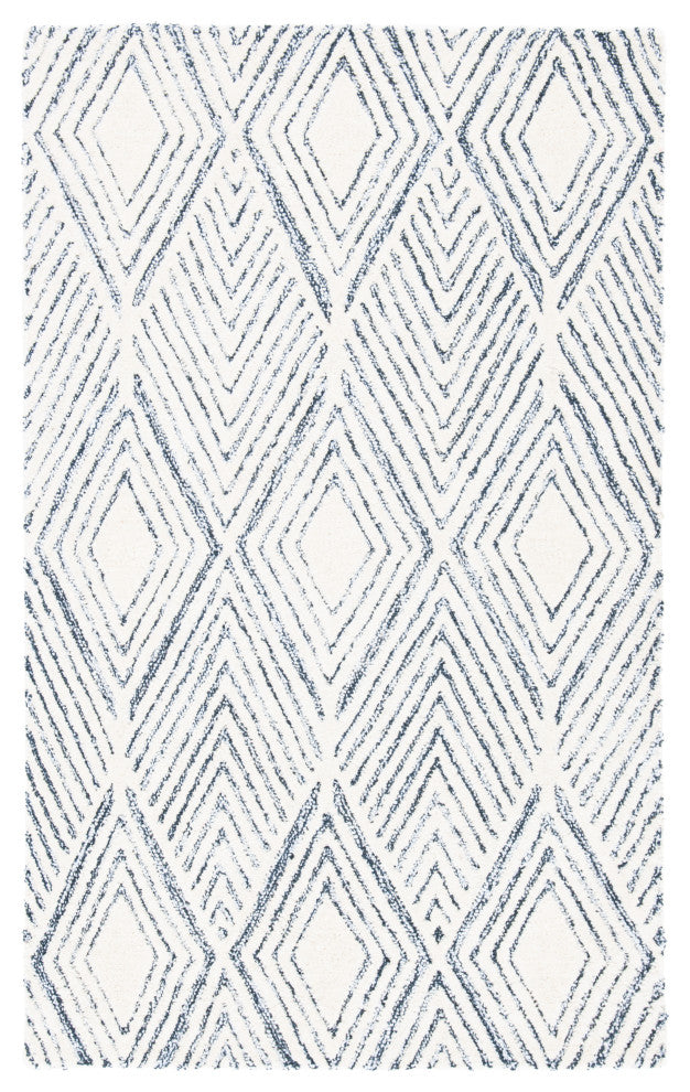 Safavieh Couture Abstract Collection, ABT350 Rug, Ivory/Charcoal, 2'3"x4'