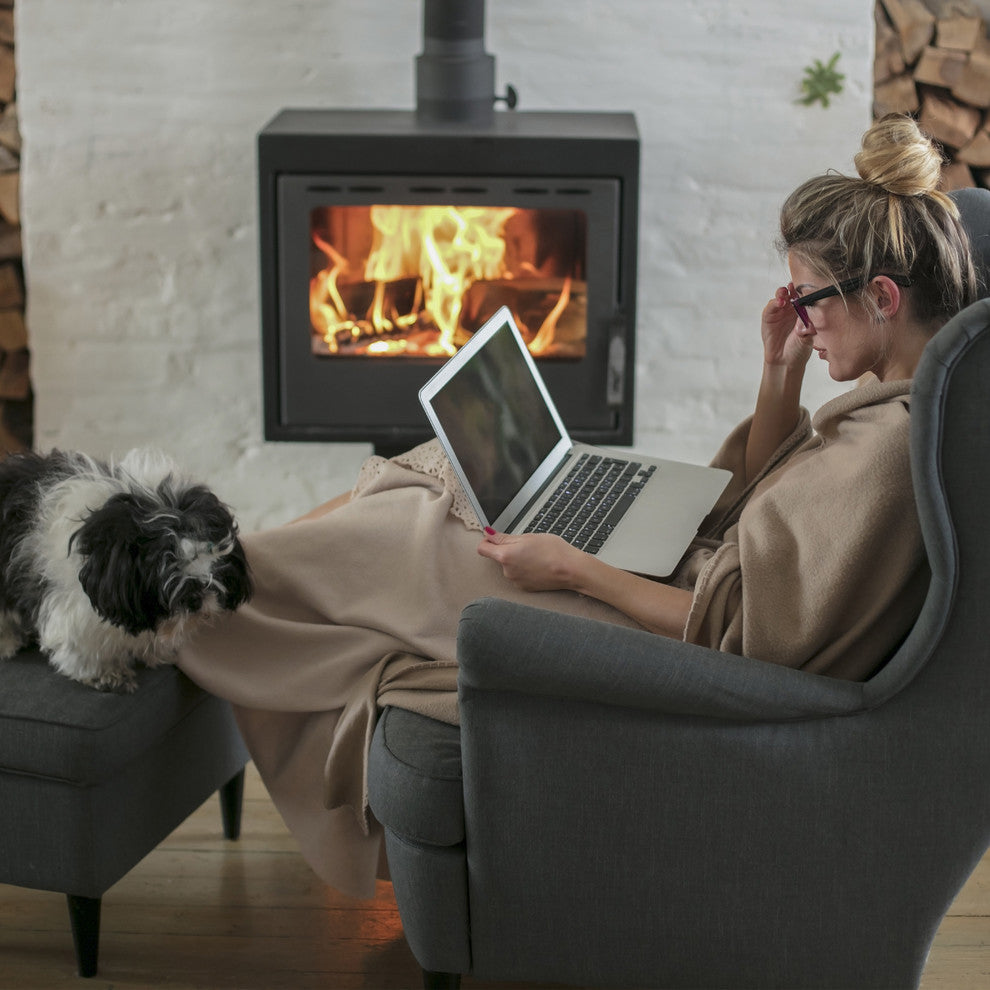 LHC Microfiber Velvet Throw Blanket, Desert Tan