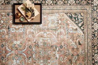 Durable Printed Wynter Area Rug by Loloi, Auburn/Multi, 2'-3" X 3'-9"