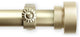Brett Curtain Rod 1" 120-170", Gold