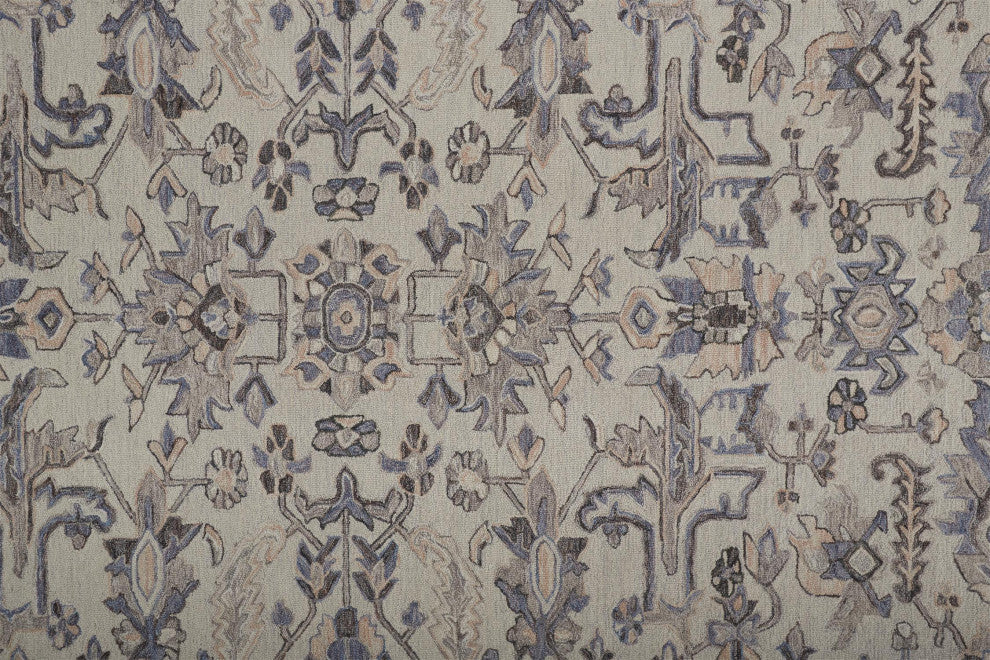 Weave & Wander Faris Ivory/Gray 2'x3' Hand Tufted Area Rug
