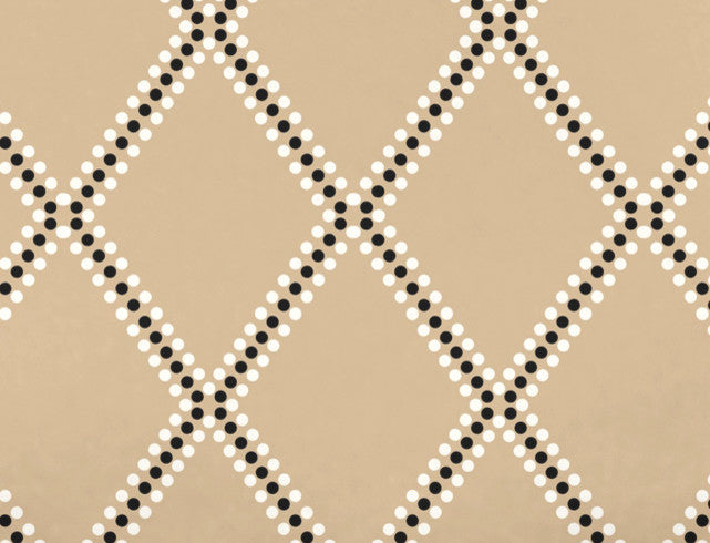 Diamond Dots Decorative Holiday Geometric Print Bath Towel, Taupe