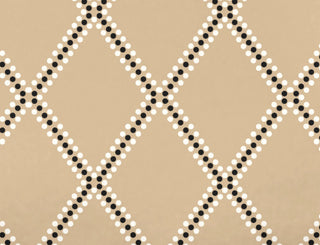 Diamond Dots Decorative Holiday Geometric Print Bath Towel, Taupe