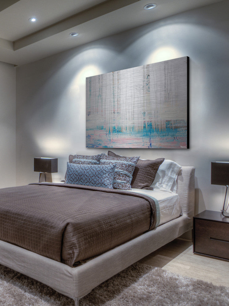 "Enlightened" Painting Print on Brushed Aluminum, 36"x24"