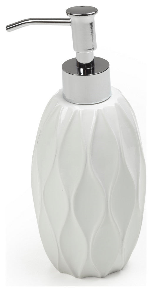 Wave, White, 3-Piece Bathroom Accessory Set