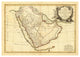 "Arabie, 1785" Digital Paper Print by Rigobert Bonne, 38"x27"
