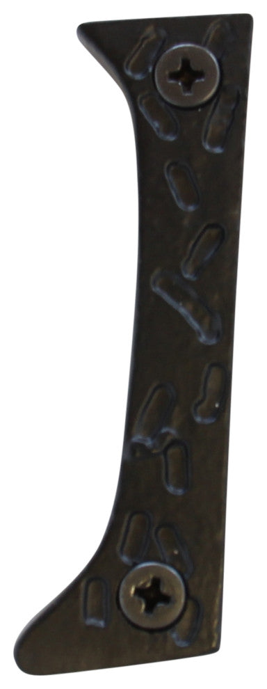 RCH Hardware Iron Rustic Country House Letter, 3", Black, I
